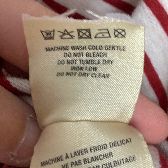 Anthropologie Deletta Celina Striped Top With Bell Sleeves Size Small - Picture 7 of 8